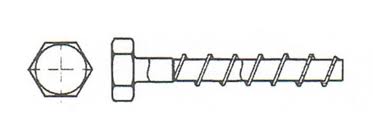 Śruby z gwintem do betonu